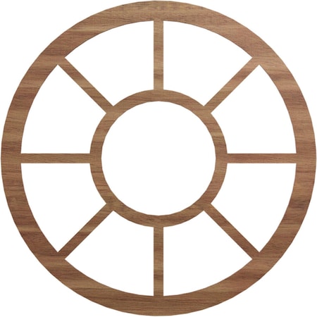 Ekena Millwork Grace Wood Fretwork Pierced Ceiling Medallion, Walnut, 36"OD x 13 1/8"ID x 1/4"T CMWP36X0250GRWA